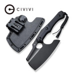 Nóż Civivi Aratra Black G10, Black Stonewashed D2 by Maciej Torbé (C21041-1)