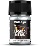 Vallejo: 70.790 - Liquid Metal - Silver (35 ml)