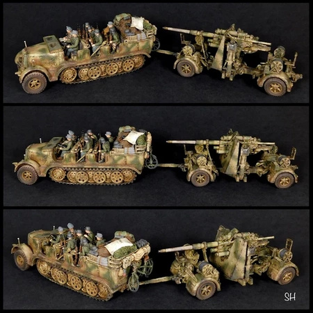 RUBICON 280069 - 8.8cm Flak 36/37 AA/AT Gun with SdAh 202 & Crew