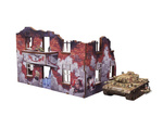 MICRO ART - WW2 Ostfront Stalingrad Apartment Block Back (1) (28mm) PREPAINTED
