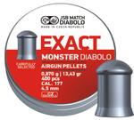 ŚRUT JSB DIABOLO EXACT MONSTER 4.52mm 400SZT