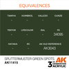 AK Interactive SPLITTERMUSTER GREEN SPOTS – FIGURES