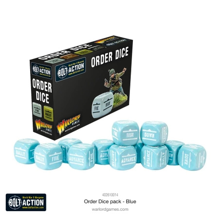 BOLT ACTION Orders Dice Pack - Blue