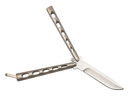 Nóż Motylek BSH ADVENTURE Silver N-497