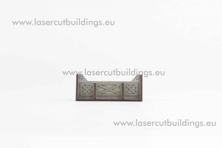 Barykady wysokie - Umocnienia I LBHP0025 - prepaint - 1:56 / 28mm