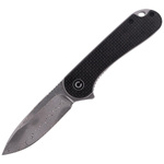 Nóż składany CIVIVI Elementum Flipper Twill Carbon Fiber / Black G10, Damascus (C907DS)