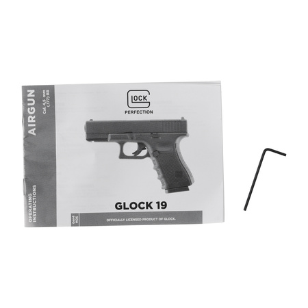 Pistolet wiatrówka Glock 19 gen4 MOS 4,5 mm BB