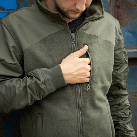 Kurtka Polarowa MA-1 Fleece Bomber Jacket  Ranger Green Fostex