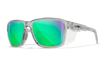 Okulary TREK CAPTIVATE™ Polarized Green Mirror / Gloss Crystal Light Grey Wiley X