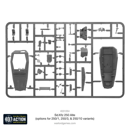 BOLT ACTION Sd.Kfz.250 (Alte) Half-Track (Options for 250/1, 250/3, 250/10)