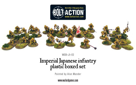 BOLT ACTION Imperial Japanese Infantry Plastic Boxed Set