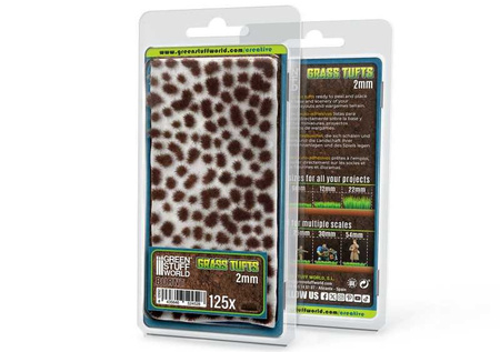 GSW - Static Grass Tufts 2 mm - Burnt Brown