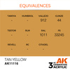 AK Interactive TAN YELLOW – STANDARD