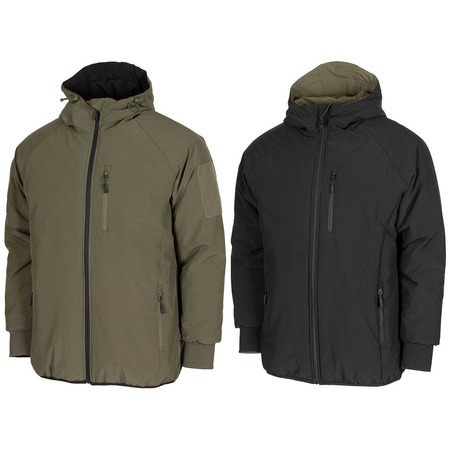 Kurtka Thermojacket dwustronna Olive/Black z kapturem MFH