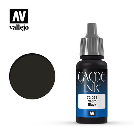 Vallejo: 72.094 - Game Color - Ink - Black (18 ml)