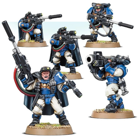 Warhammer 40K Space Marines Scouts z Sniper Rifles