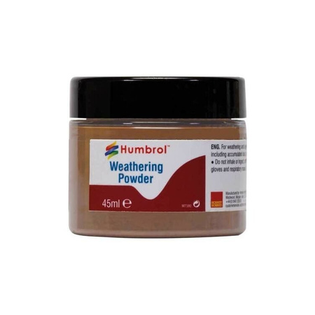 Humbrol AV0018 Weathering Powder 45ml Light Rust