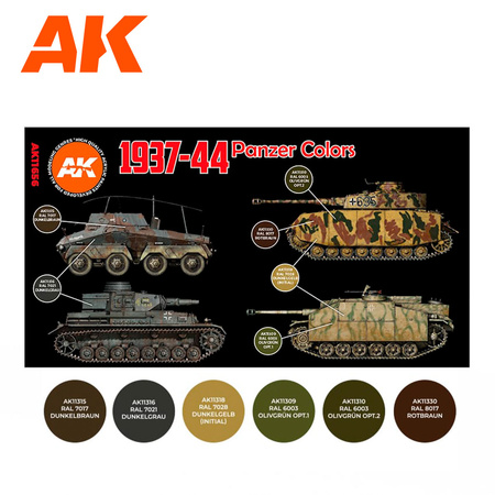 AK Interactive 1937-44 PANZER COLORS