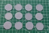 PM - 24pc set of thin 25mm Bases for Tabletop Wargaming Mini's - 3D Printed