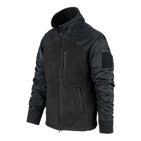 Kurtka Polarowa MA-1 Fleece Bomber Jacket Czarna Fostex