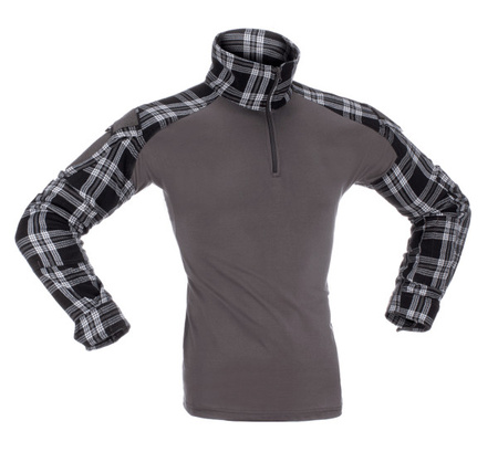 Flannel Combat Shirt Black M Invader Gear OUTLET