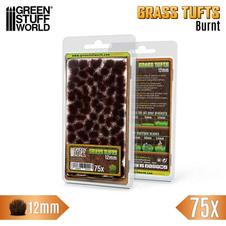 GSW - Static Grass Tufts 12 mm - Burnt Brown