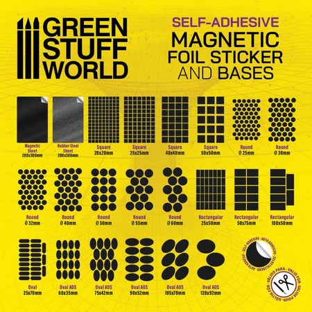 Green Stuff World Naklejki magnetyczne 30mm
