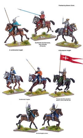 PERRY MINIATURES - Agincourt Mounted Knights 1415-1429