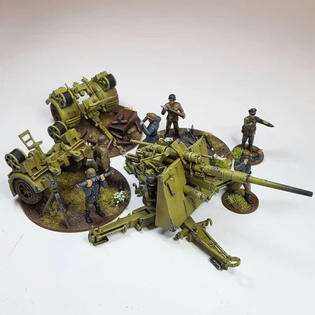 RUBICON 280069 - 8.8cm Flak 36/37 AA/AT Gun with SdAh 202 & Crew