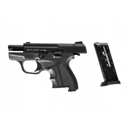 PISTOLET ALARMOWY STALKER M906 BAS 6mm LONG CZARNY 
