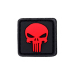 Naszywka 3D Punisher Czerwony 101 INC