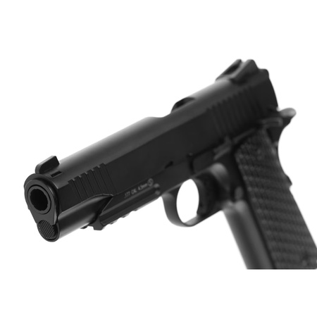 Pistolet Wiatrówka M1911 TACTICAL Black Full Metal 4,5mm CO2 KWC