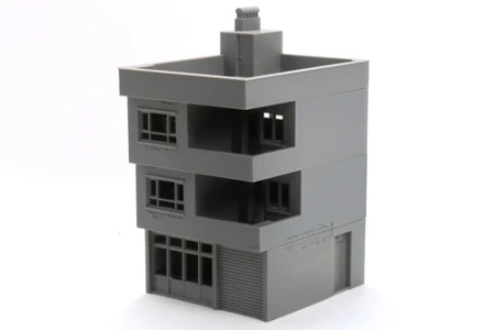 PM - Modern Middle East Urban Building MET_02 - 3D Printed - 28mm