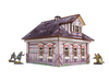 MICRO ART - WW2 Ostfront Village Whitewashed Dacha (1) (28mm)