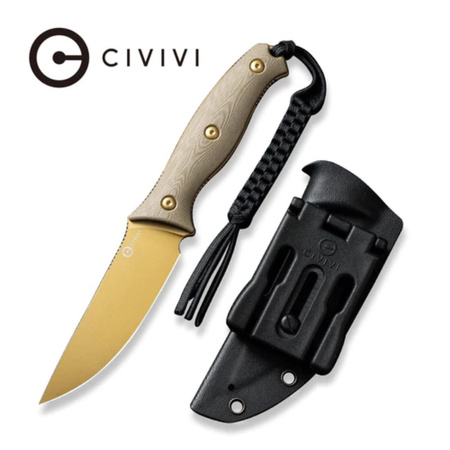 Nóż Civivi Stormridge Tan G10, Desert Tan Stonewashed Nitro-V (C23041-2)