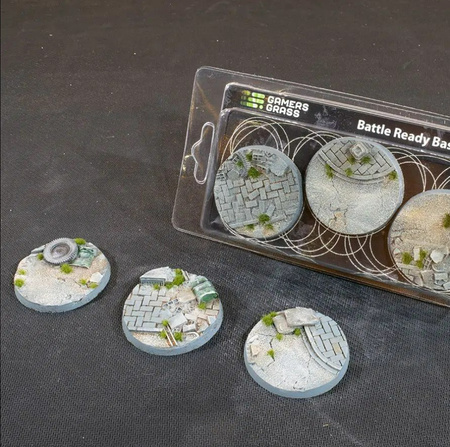 Gamers Grass: Bases Round - Urban Warfare 50mm (3 szt.)