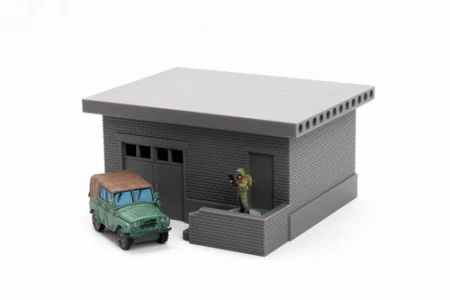 PM - Soviet Mid Size Utilities Shed - Zona Alfa / Cold War in the East - 3D Printed - 28mm