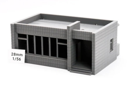 PM - Soviet Small Pump Station Shop - 3D Printed - 28mm