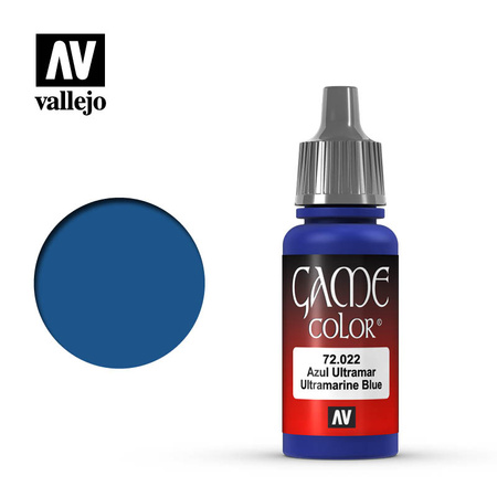 Vallejo: 72.022 - Game Color - Ultramarine Blue (18 ml)