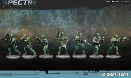 SPECTRE MINIATURES - US SWAT Team