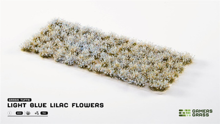 Gamers Grass: Light Blue Lilac Flowers