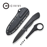 Nóż CIVIVI Varius Black G10, Black Stonewashed D2 by Allen Elishewitz (C22009D-1)