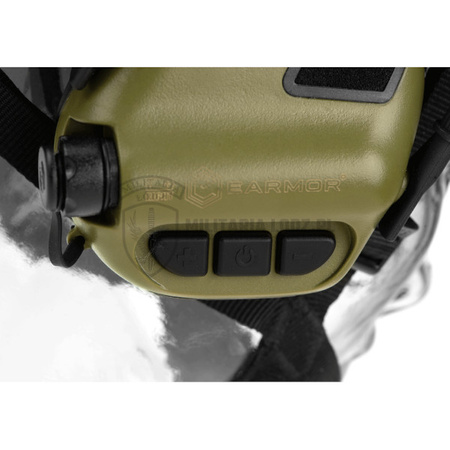 Aktywne ochronniki słuchu M31H Foliage Gree EARMOR