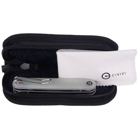 Nóż składany CIVIVI Crit with Multi-Tool Natural G10, Stonewashed (C20014F-2)