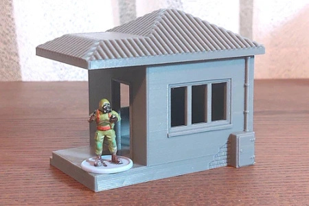 PM - Guard Hut - 3D Printed - 28mm