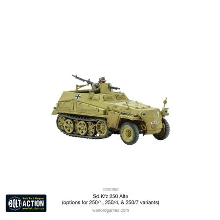 BOLT ACTION Sd.Kfz 250 (Alte) Half-Track (Options for 250/1, 250/4, 250/7)