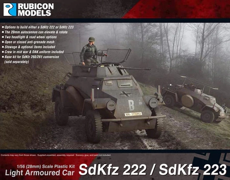 RUBICON 280062 - SdKfz 222/223 Light Armoured Car