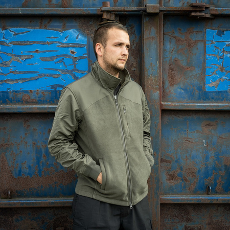 Kurtka Polarowa MA-1 Fleece Bomber Jacket Czarna Fostex