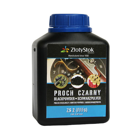 Proch czarny strzel ZS2 FFFg 0,5-0,8mm 0,5 kg 