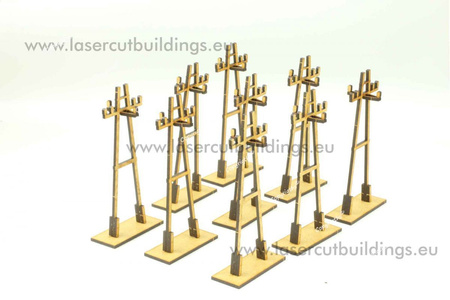 Zestaw słupów III LBH0975 - 1:56 / 28mm